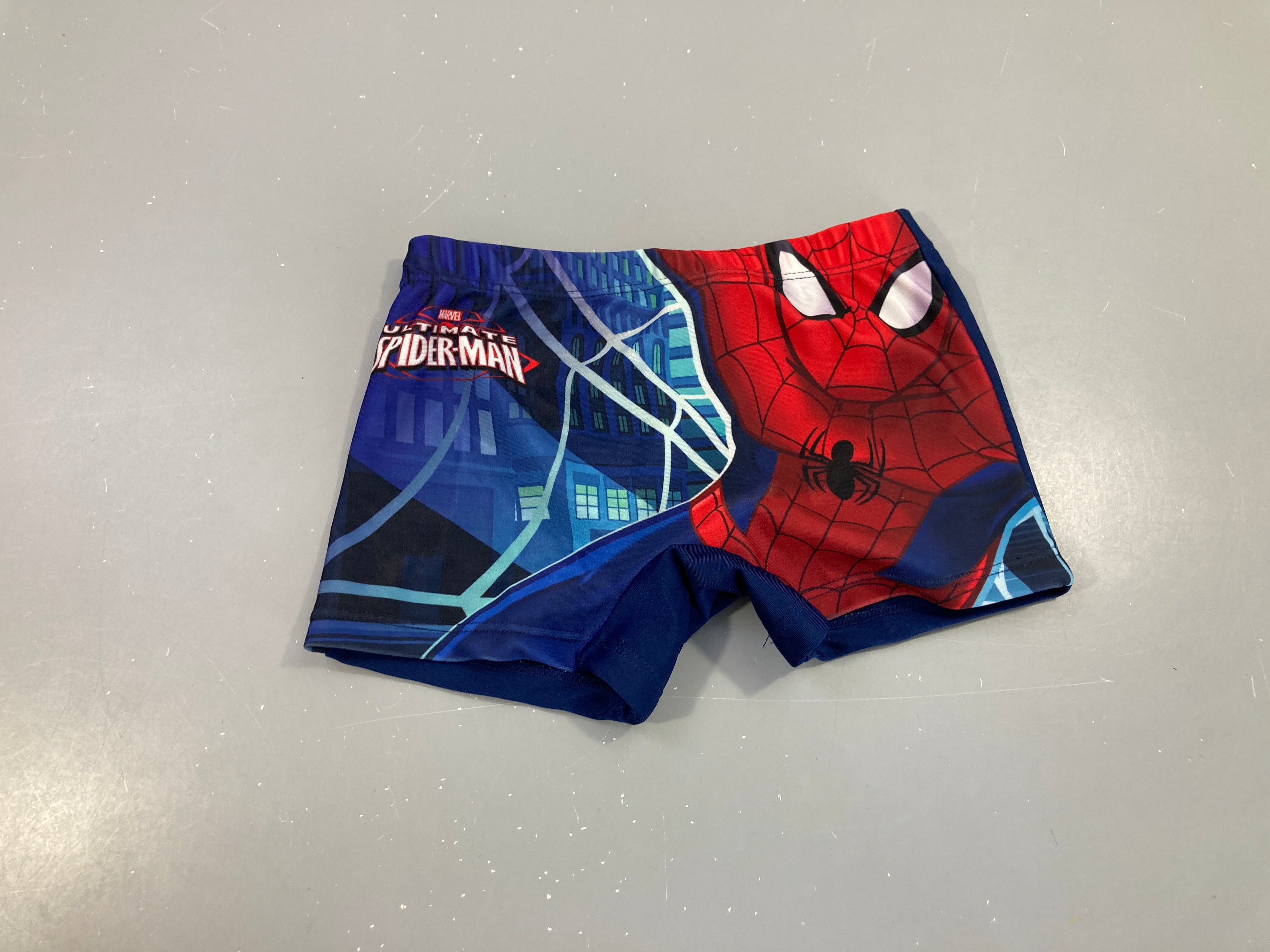 Maillot boxer bleu marine Spider man
