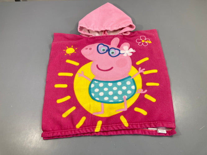 Cape de bain rose Peppa Pig, moins cher chez Petit Kiwi