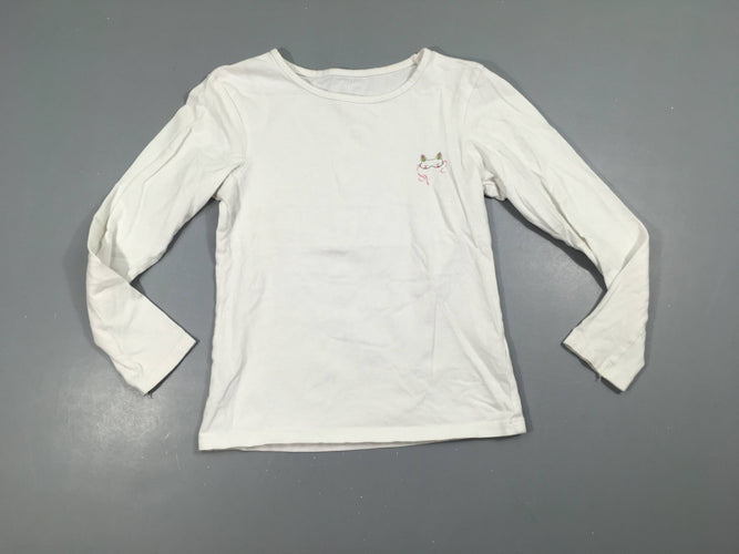 T-shirt m.l blanc masque, moins cher chez Petit Kiwi