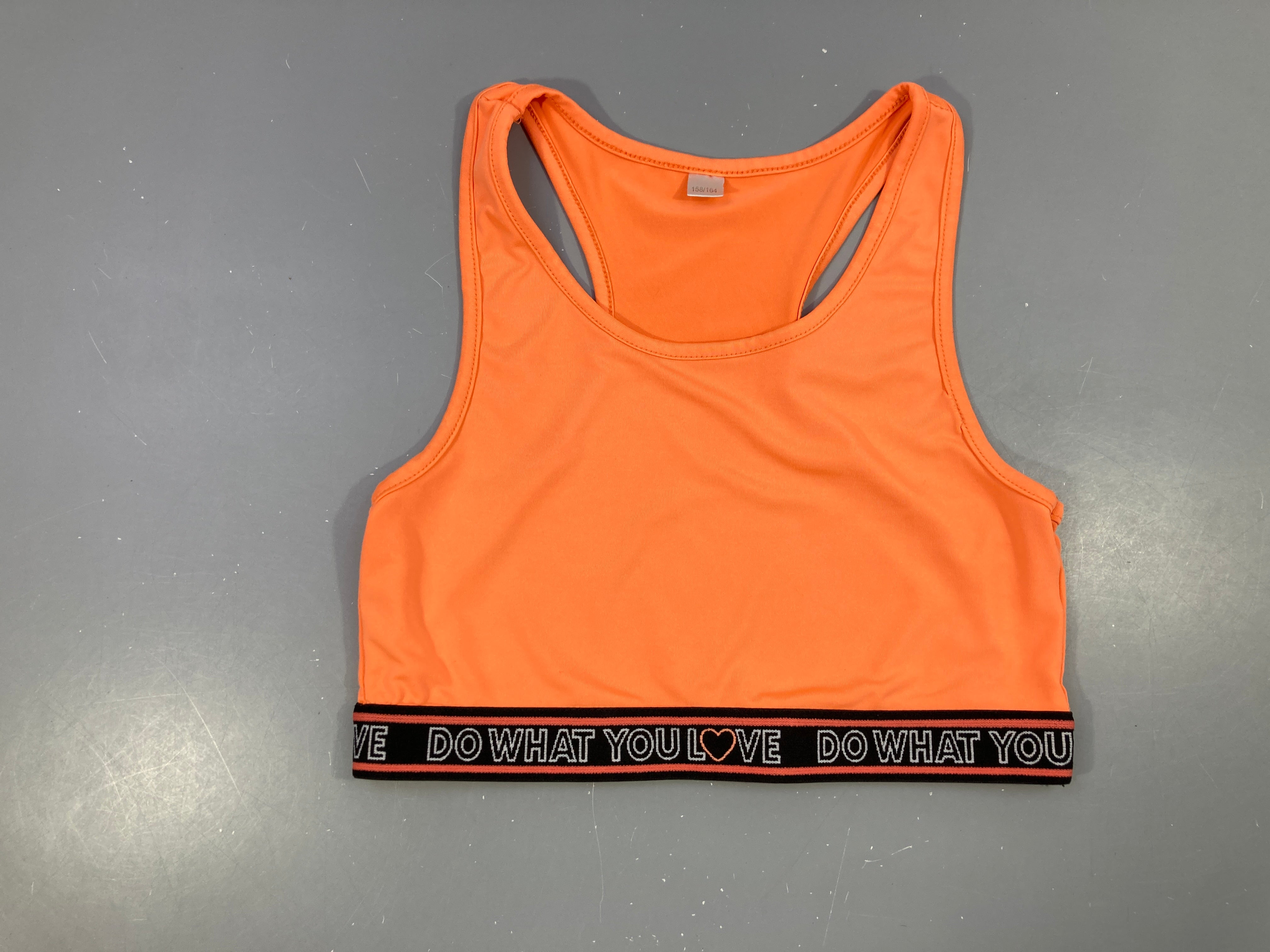 Brassière de sport orange