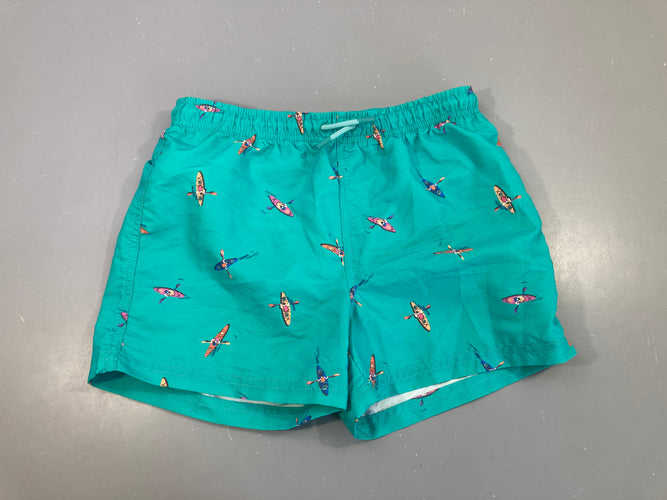 Maillot short vert kayak, moins cher chez Petit Kiwi