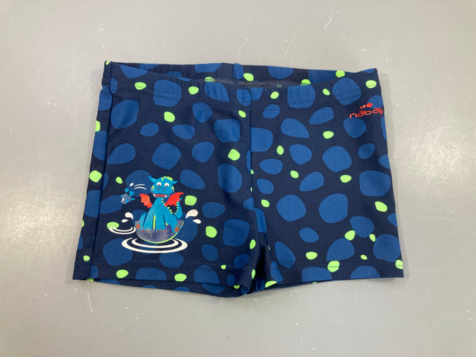 Maillot boxer bleu foncé taches dragons nabaji (taille estimée), moins cher chez Petit Kiwi