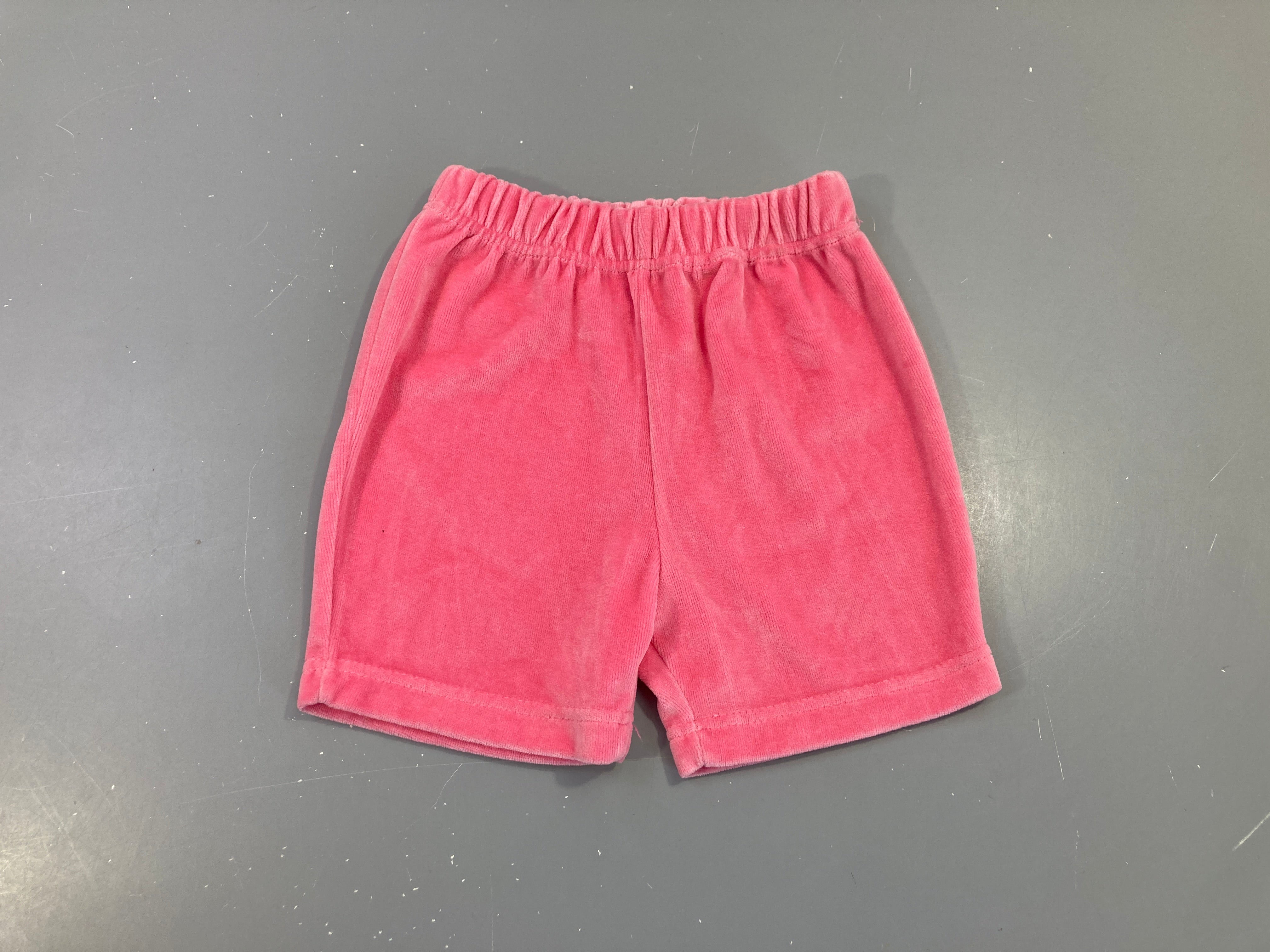 Short velours rose