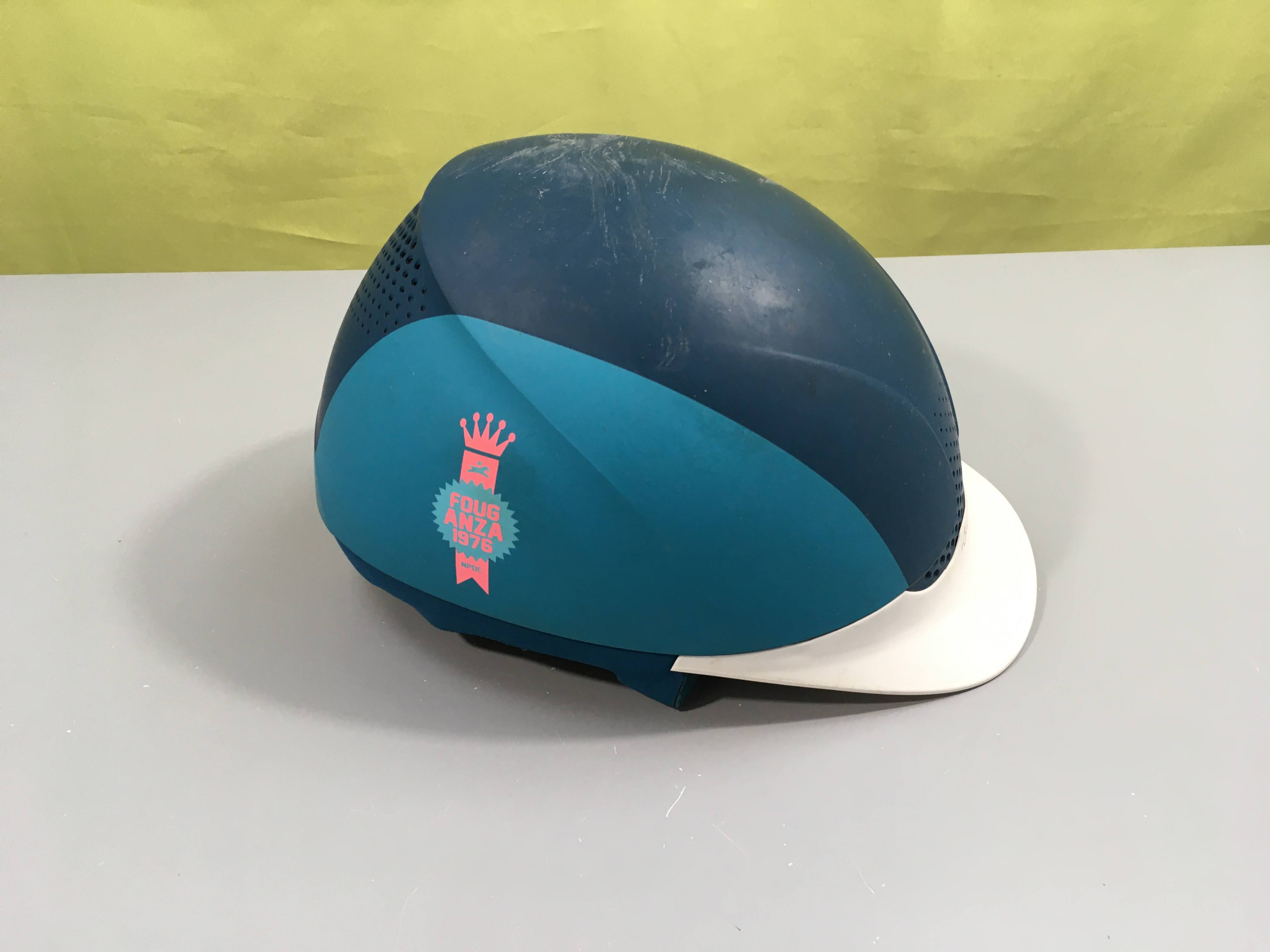 Bombe équitation bleu, Fouganza, 53-55cm