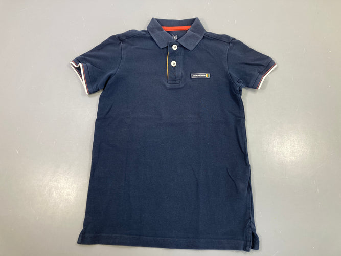 Polo m.c bleu foncé Jack&Jones, moins cher chez Petit Kiwi