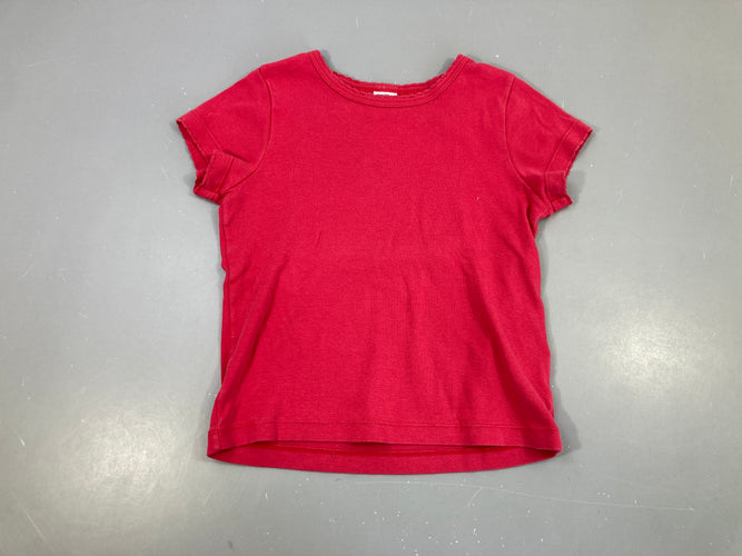 T-shirt m.c fuchsia, moins cher chez Petit Kiwi
