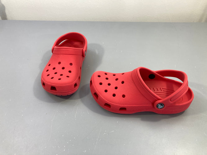 Crocs rouges, 36-37, moins cher chez Petit Kiwi