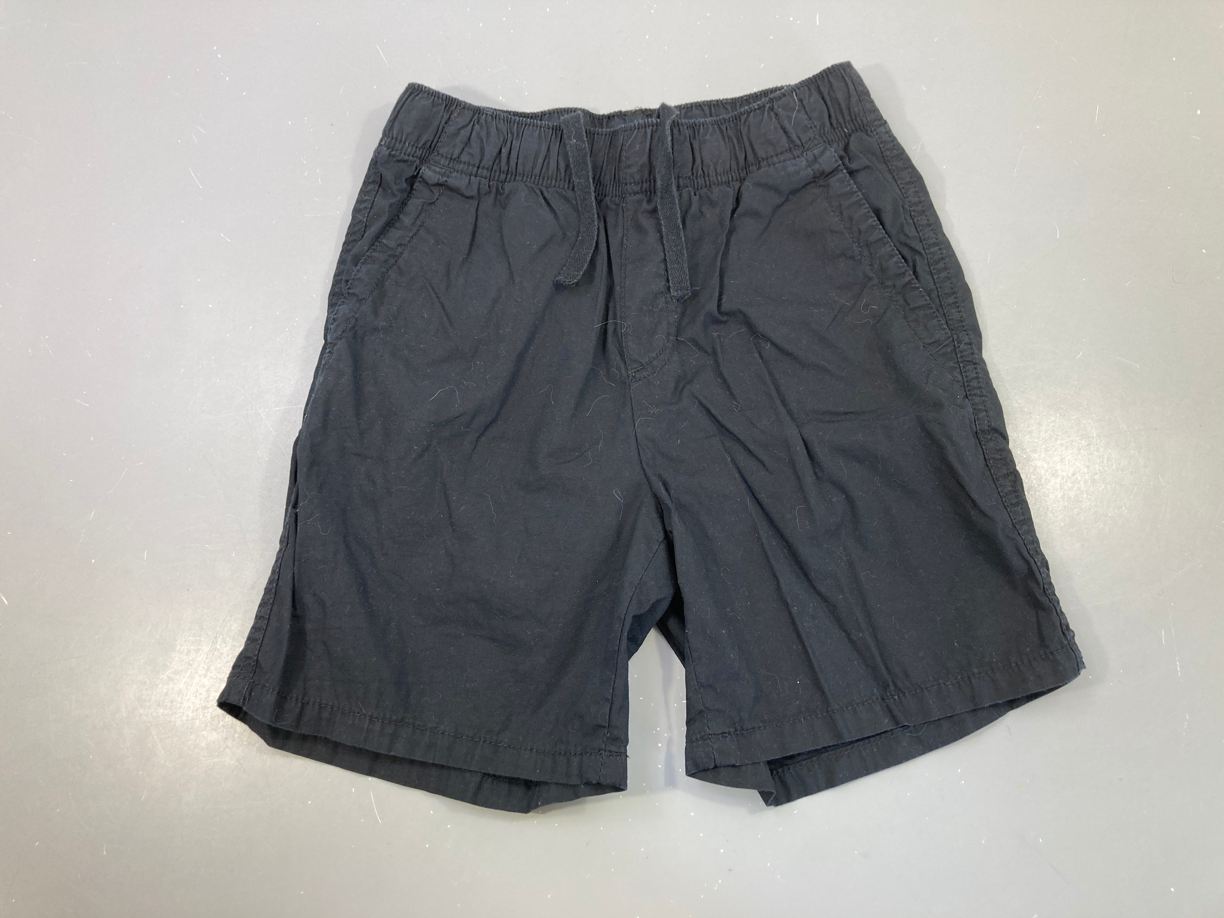 Bermuda noir grisé taille élastique