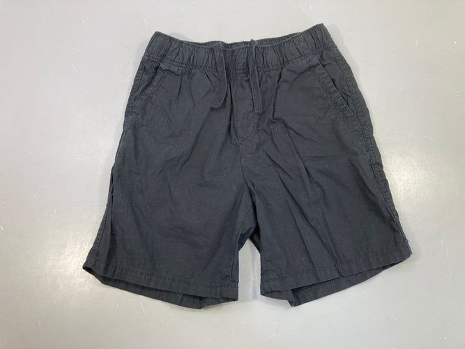 Bermuda noir grisé taille élastique, moins cher chez Petit Kiwi