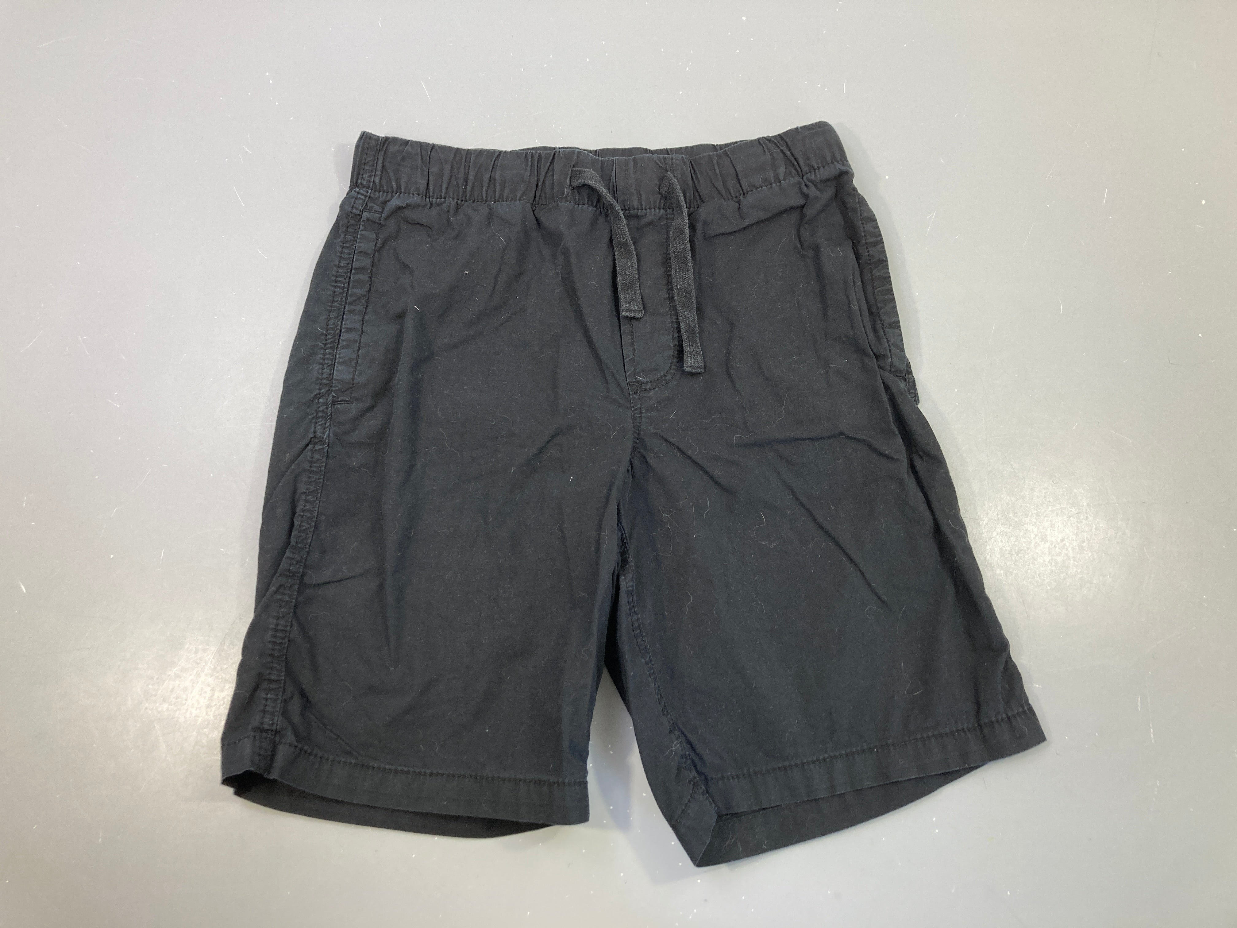 Bermuda noir taille élastique