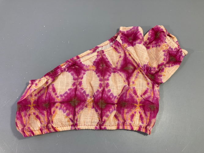 Blouse décalée rose effet, moins cher chez Petit Kiwi