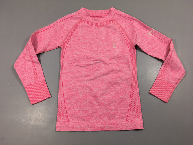 T-shirt m.l de sport rose chiné Kaytan, moins cher chez Petit Kiwi