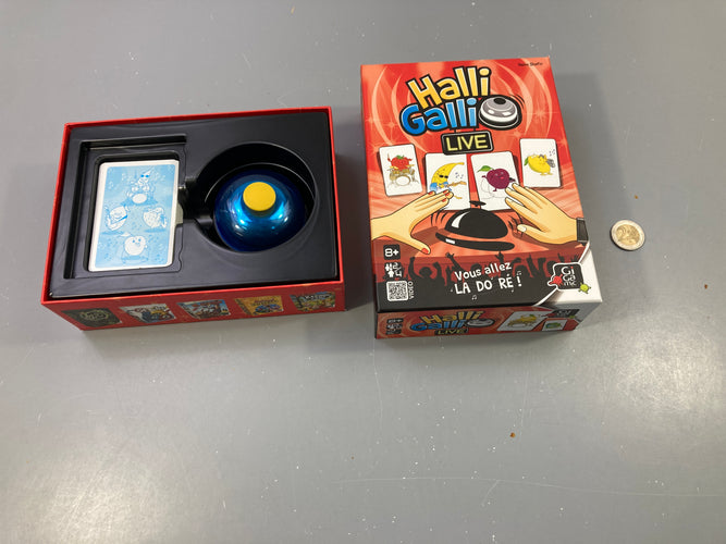 Halli Galli live, +8a, moins cher chez Petit Kiwi