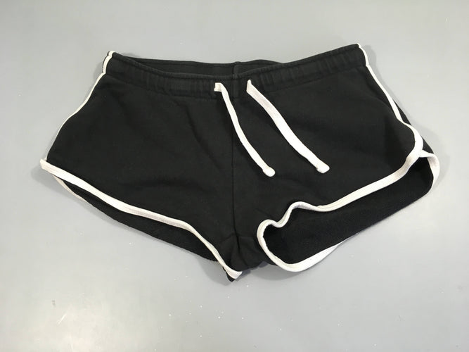 Short noir bords blancs, moins cher chez Petit Kiwi