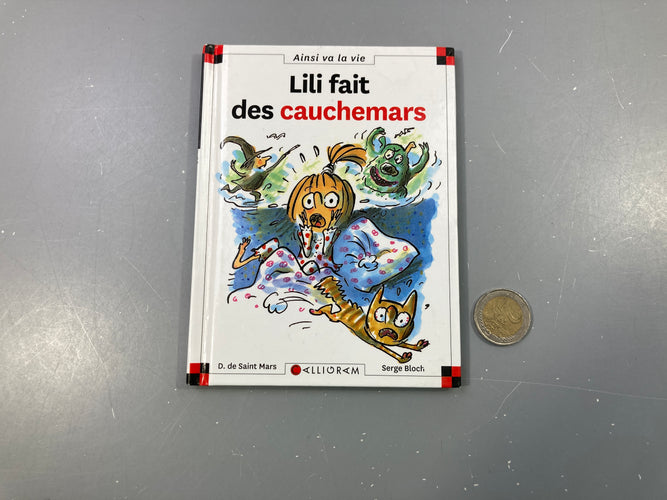 Lili fait des cauchemars, moins cher chez Petit Kiwi