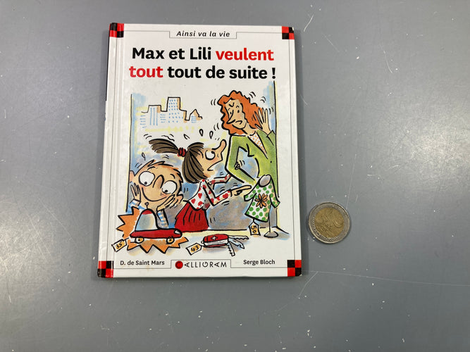 Max et Lili veulent tout tout de suite!, moins cher chez Petit Kiwi