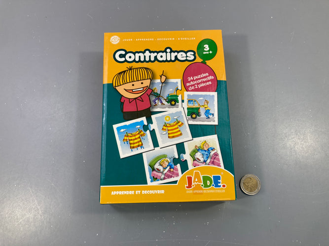 Les contraires-Apprendre et découvrir +3 Complet, moins cher chez Petit Kiwi