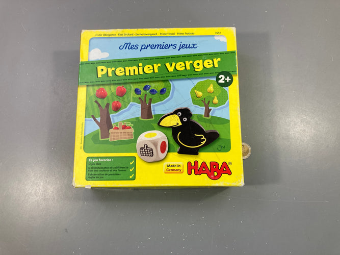 Mon premier verger +2a Certaines pièces cartonnées usées! et manque le manuel, moins cher chez Petit Kiwi