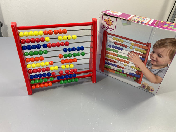 Boulier compteur en bois 24-23cm +3a, moins cher chez Petit Kiwi