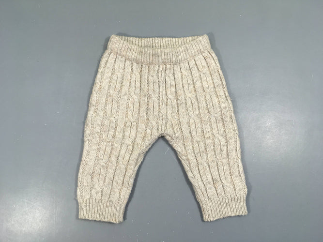 Pantalon mailles grises Bouloché, moins cher chez Petit Kiwi