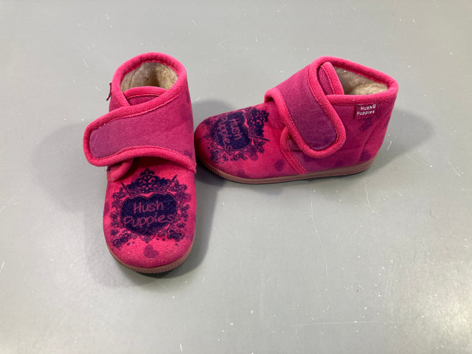 Pantoufles rose Hush Puppies, moins cher chez Petit Kiwi