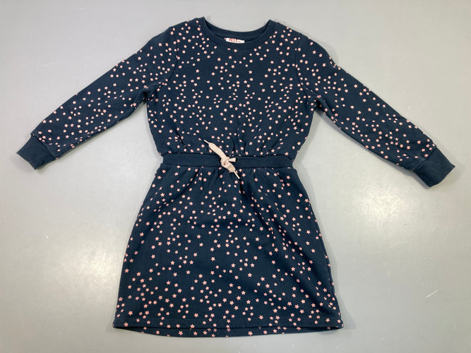 Robe sweat m.l bleu foncé étoiles, moins cher chez Petit Kiwi