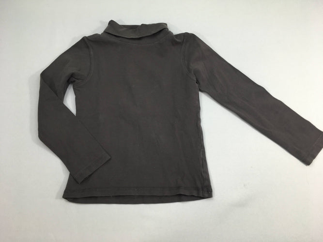T-shirt m.l col roulé brun, moins cher chez Petit Kiwi