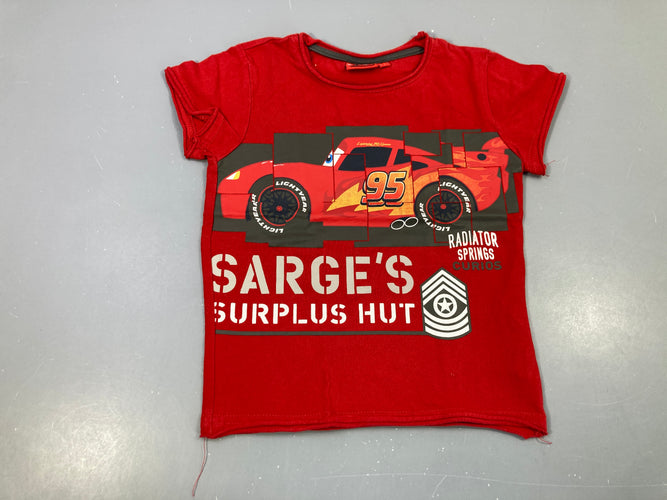 T-shirt m.c rouge Cars, moins cher chez Petit Kiwi