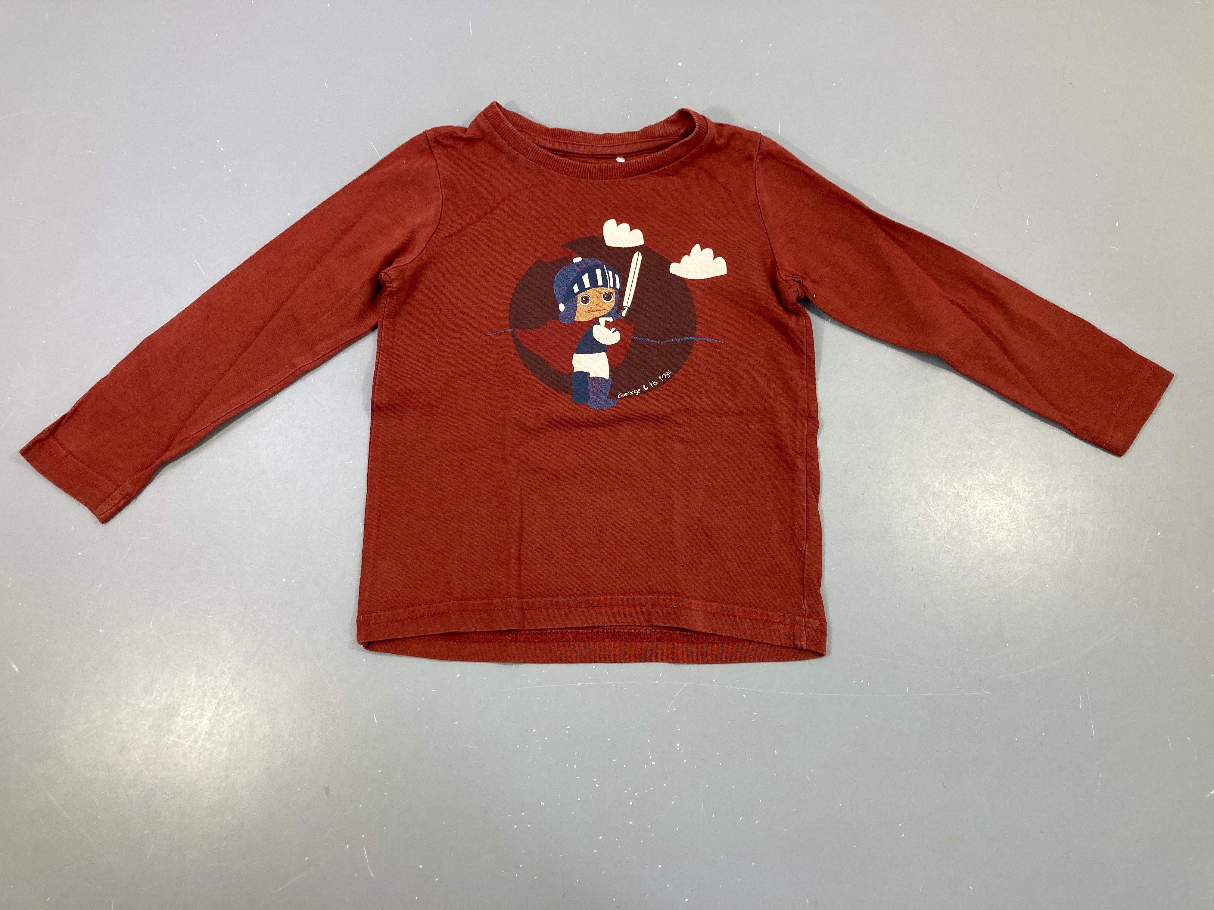 T-shirt m.l terra cotta chevalier
