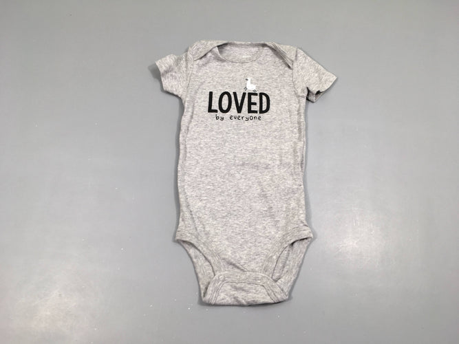 Body m.c gris loved, moins cher chez Petit Kiwi