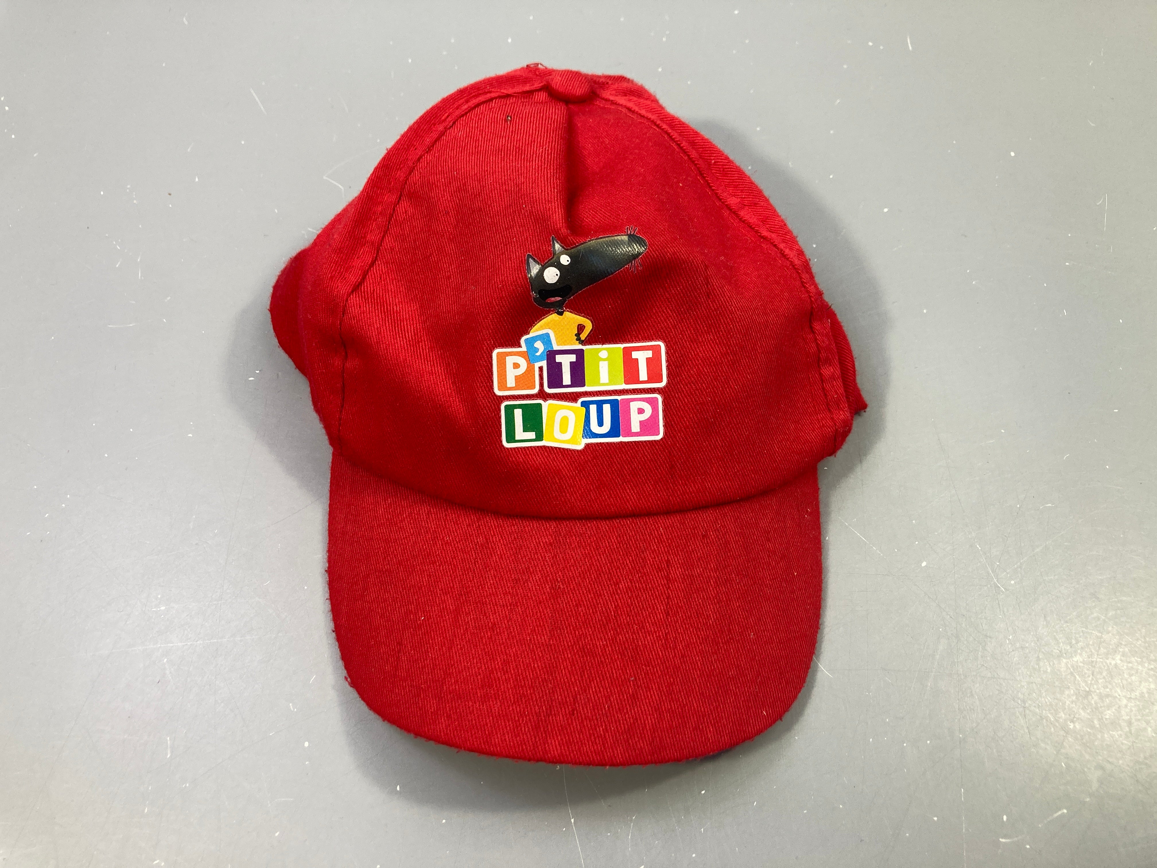 Casquette rouge P'tit loup