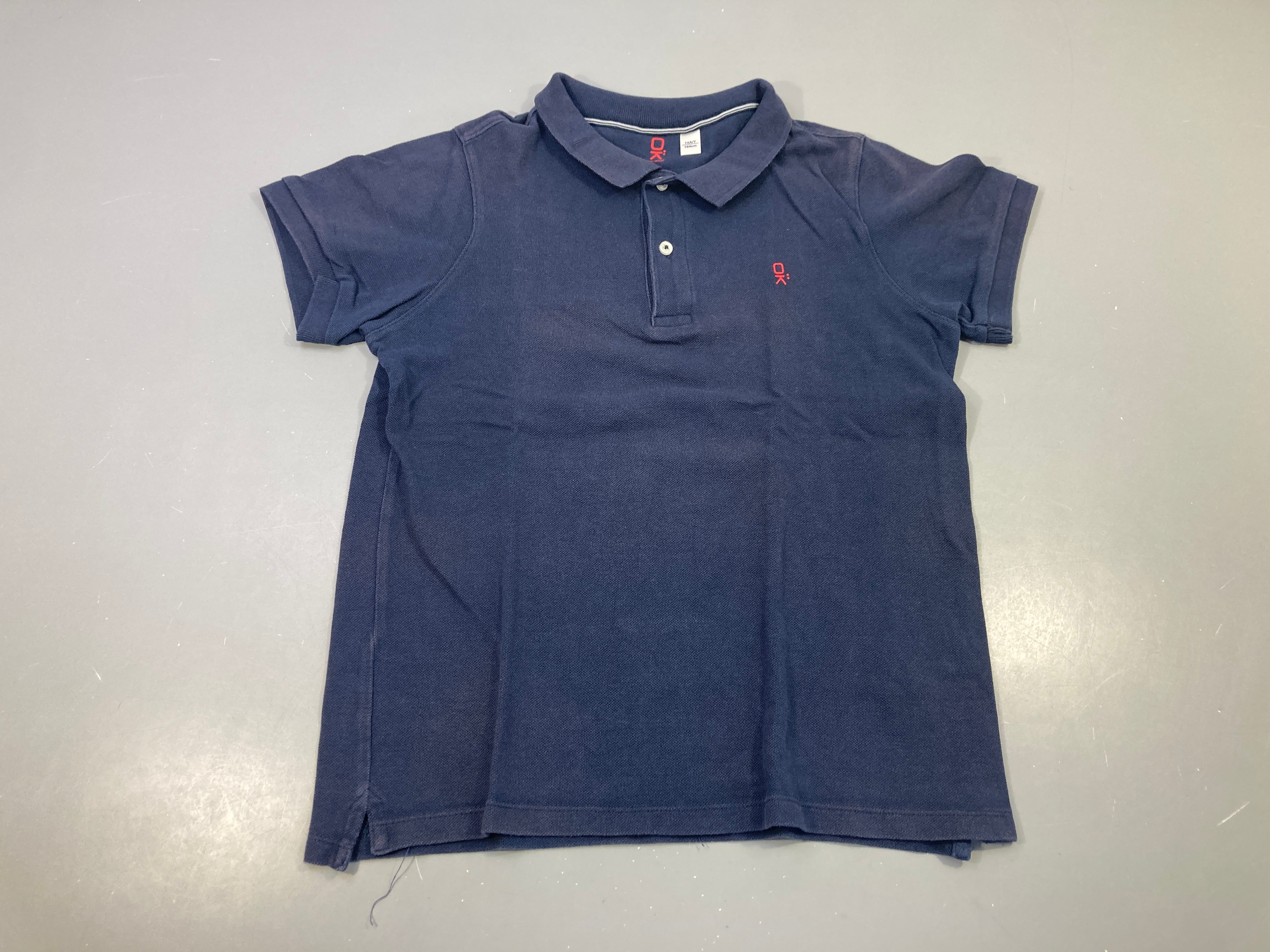 Polo m.c bleu foncé