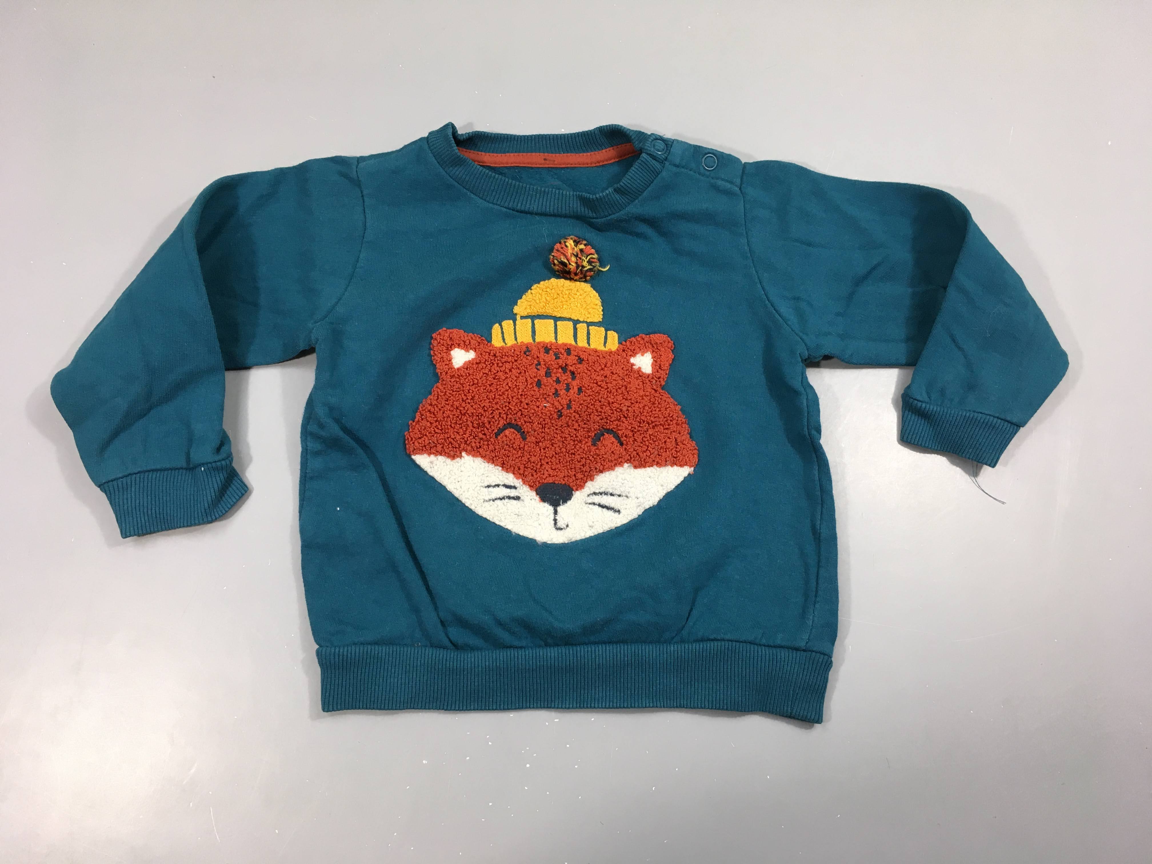 Sweat bleu canard Renard