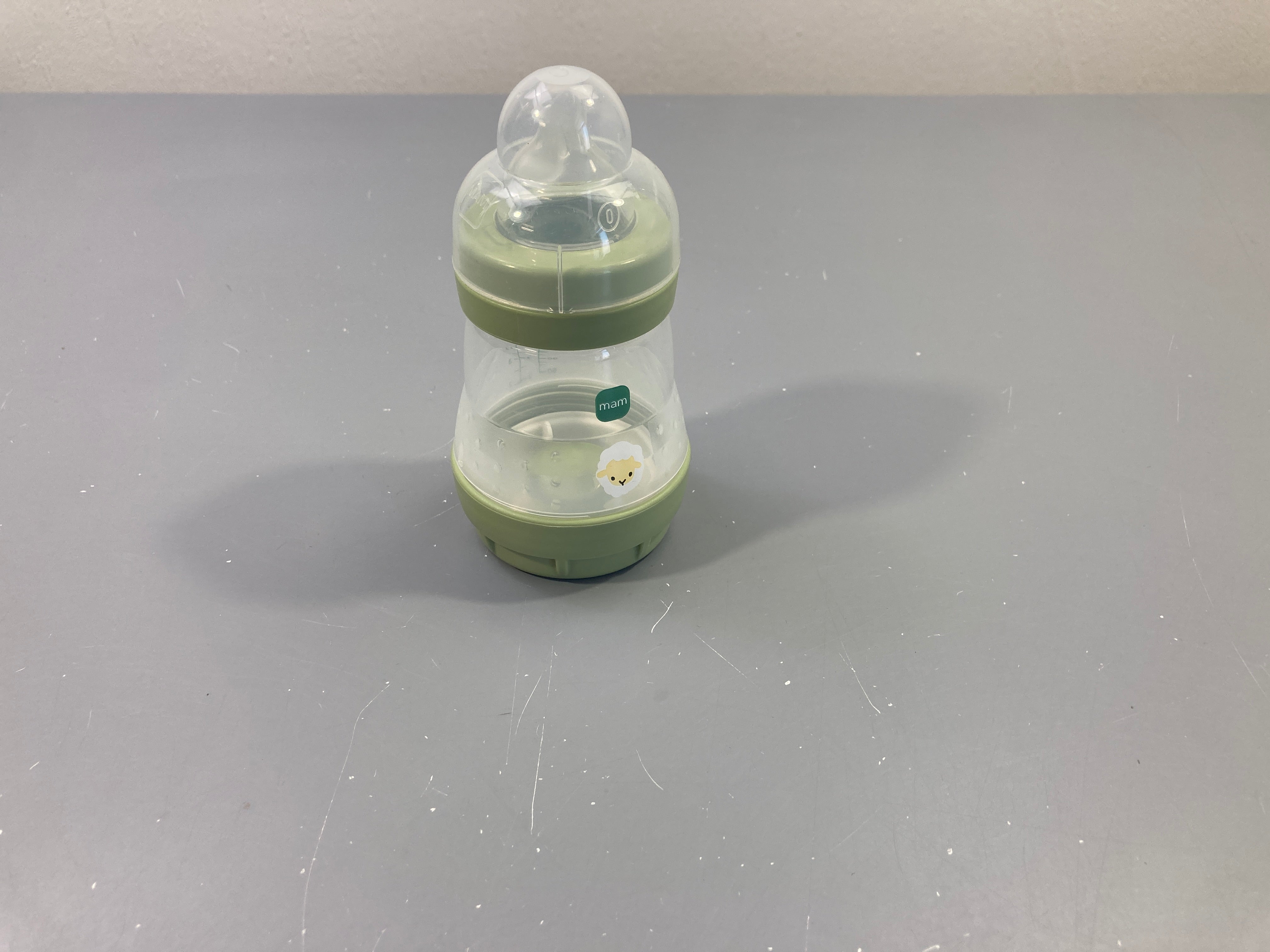 Biberon plastique Mam 160ml vert mouton