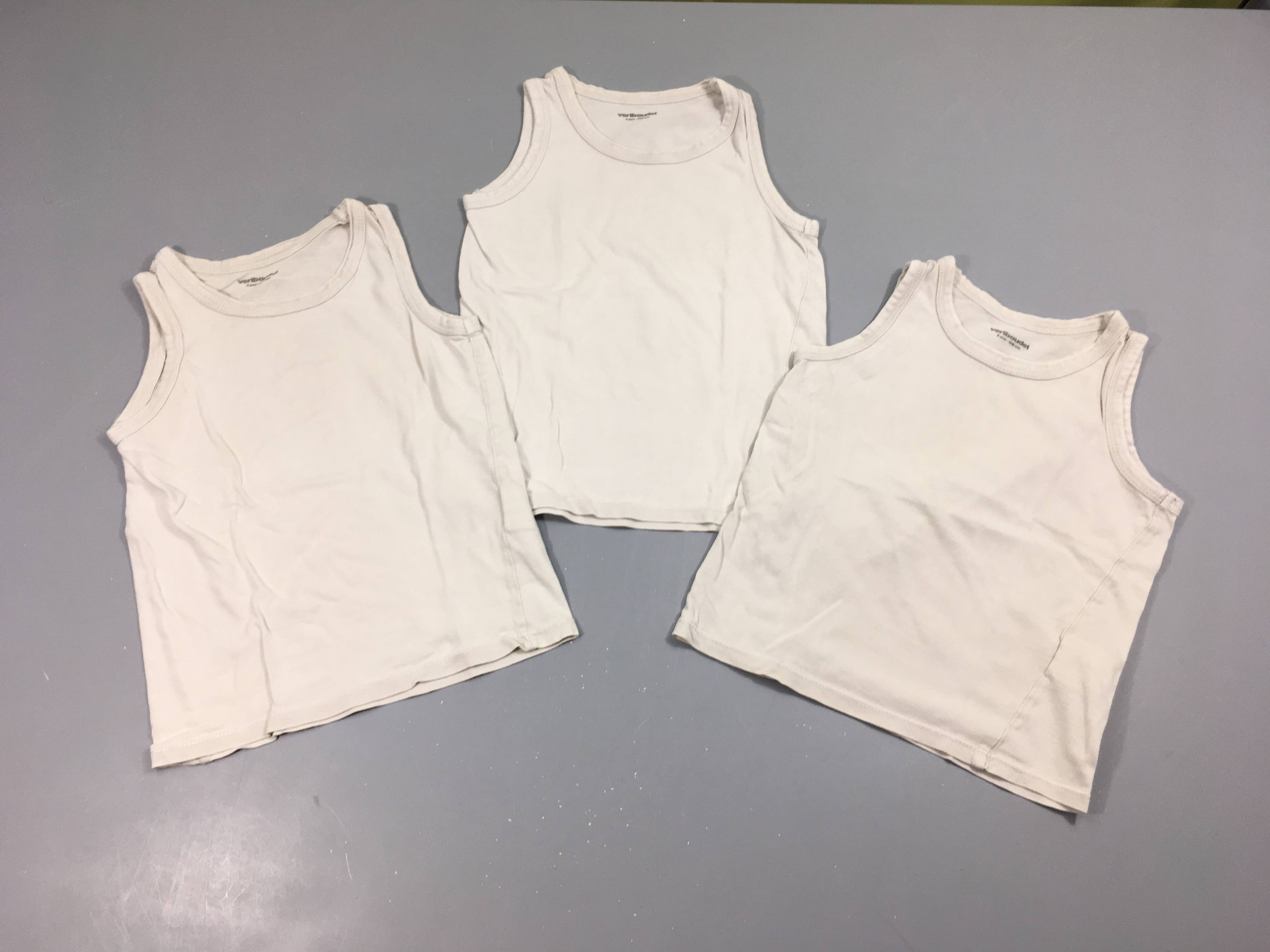 3 Chemisettes s.m blanc-Bouloche