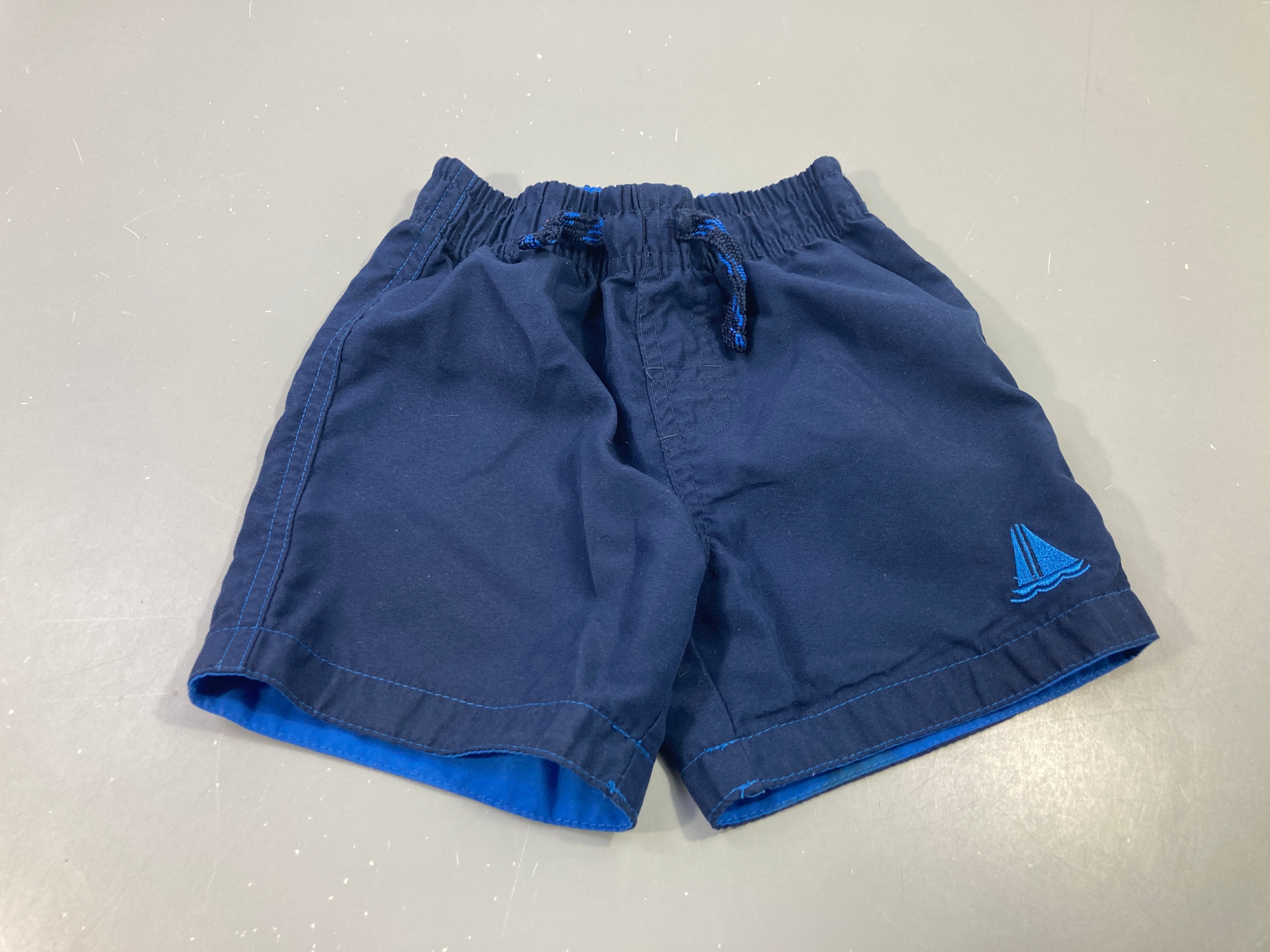 Short bleu foncé, Mini Rebel
