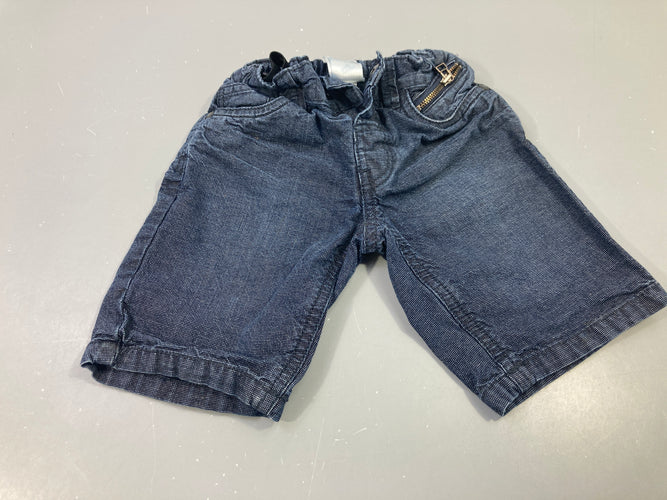 Bermuda bleu foncé, moins cher chez Petit Kiwi
