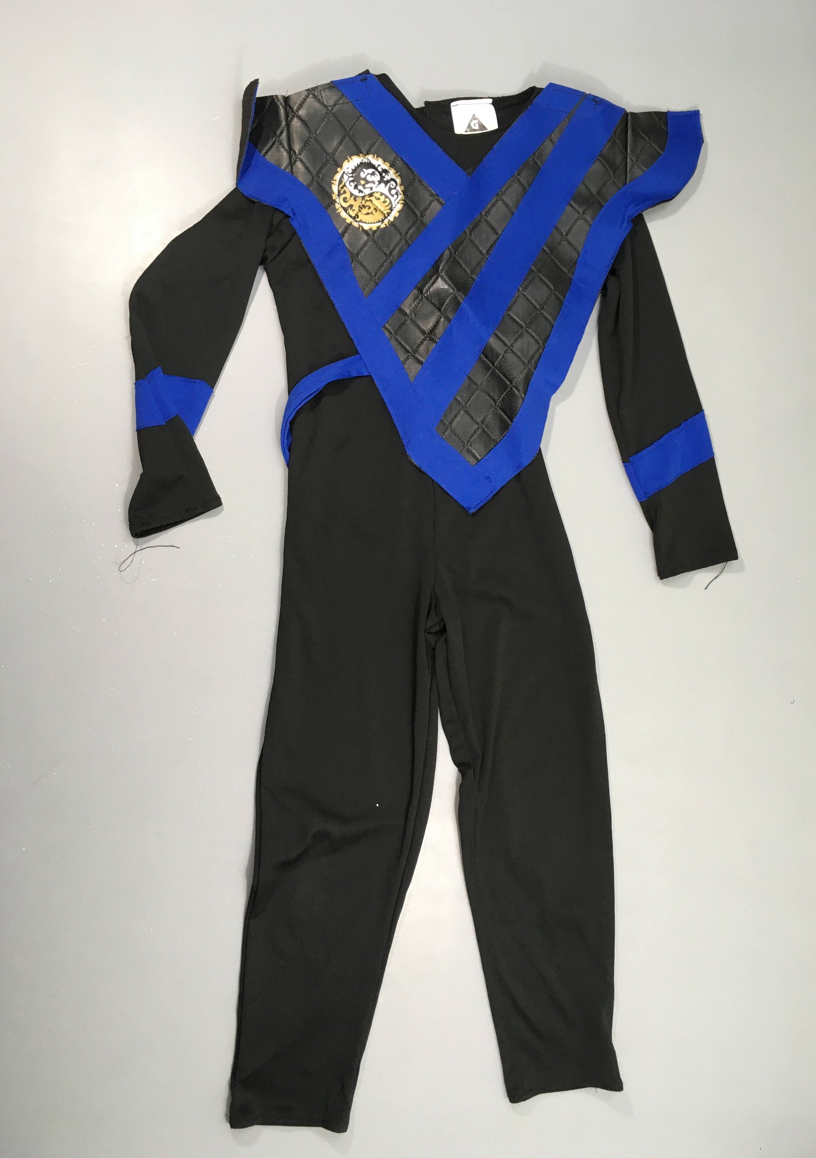 Déguisement Ninja noir-bleu