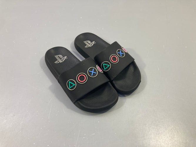 Sandales noires, Playstation, 30-31, moins cher chez Petit Kiwi