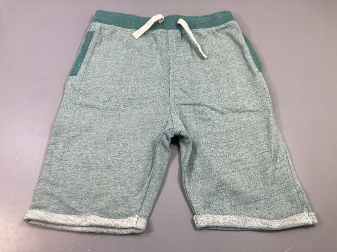 Bermuda jersey épais vert chiné, M&S, moins cher chez Petit Kiwi