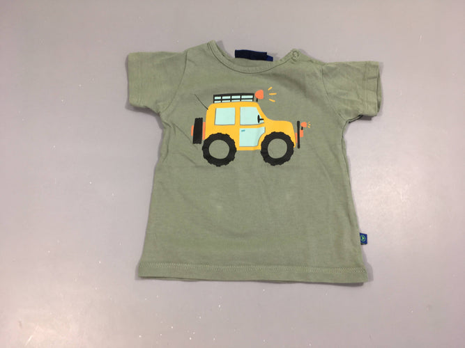 T-shirt m.c kaki clair Jeep, moins cher chez Petit Kiwi