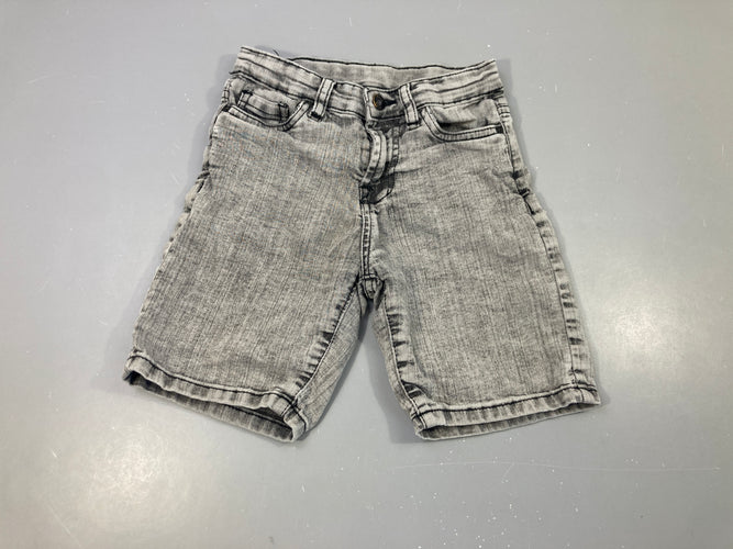 Bermuda denim gris  Elastane déténdu haine, moins cher chez Petit Kiwi