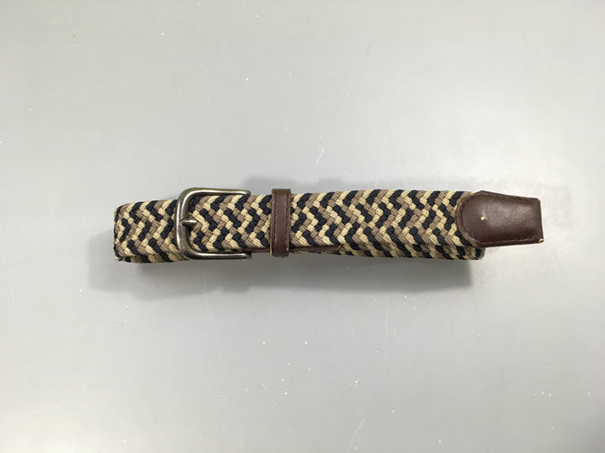 Ceinture beige brun bleu, moins cher chez Petit Kiwi