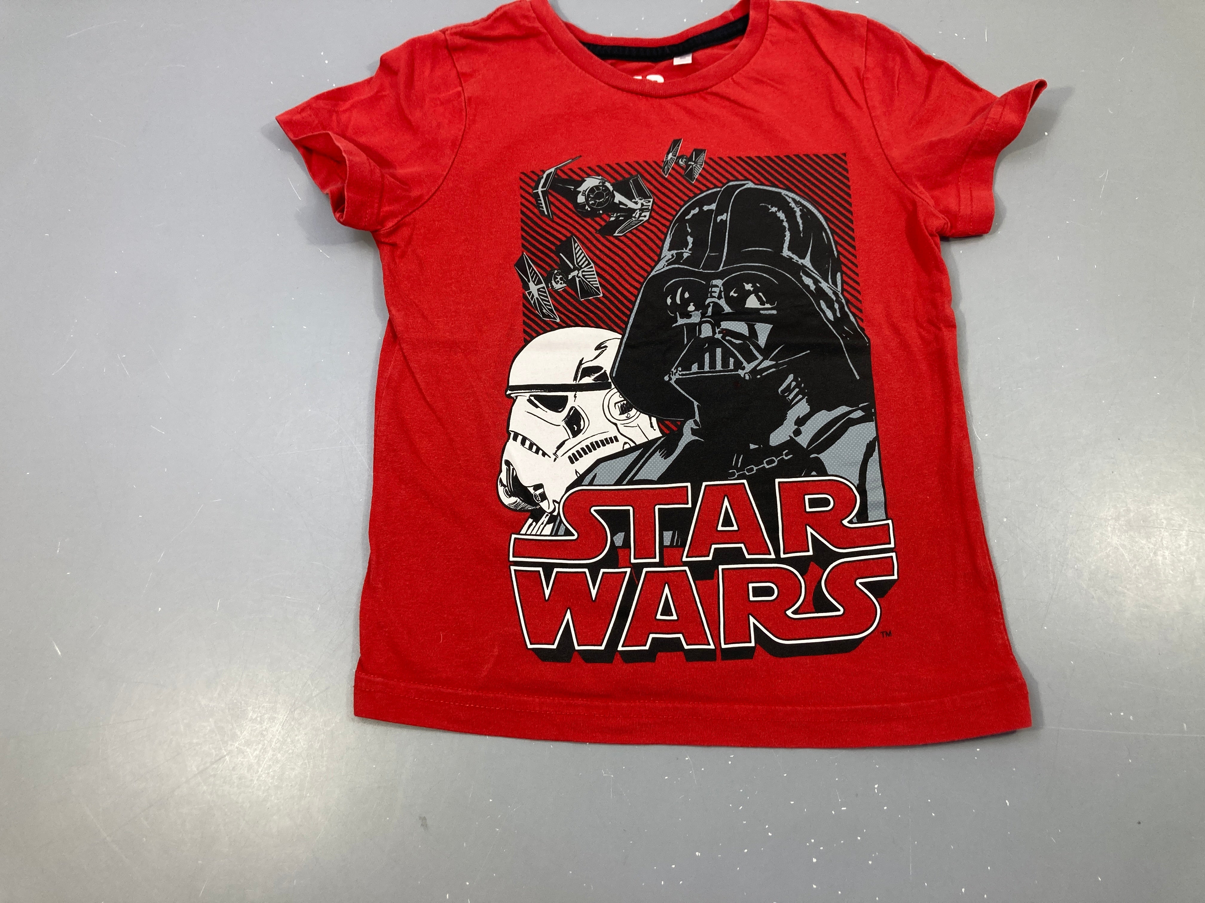 T-shirt m.c rouge Star wars
