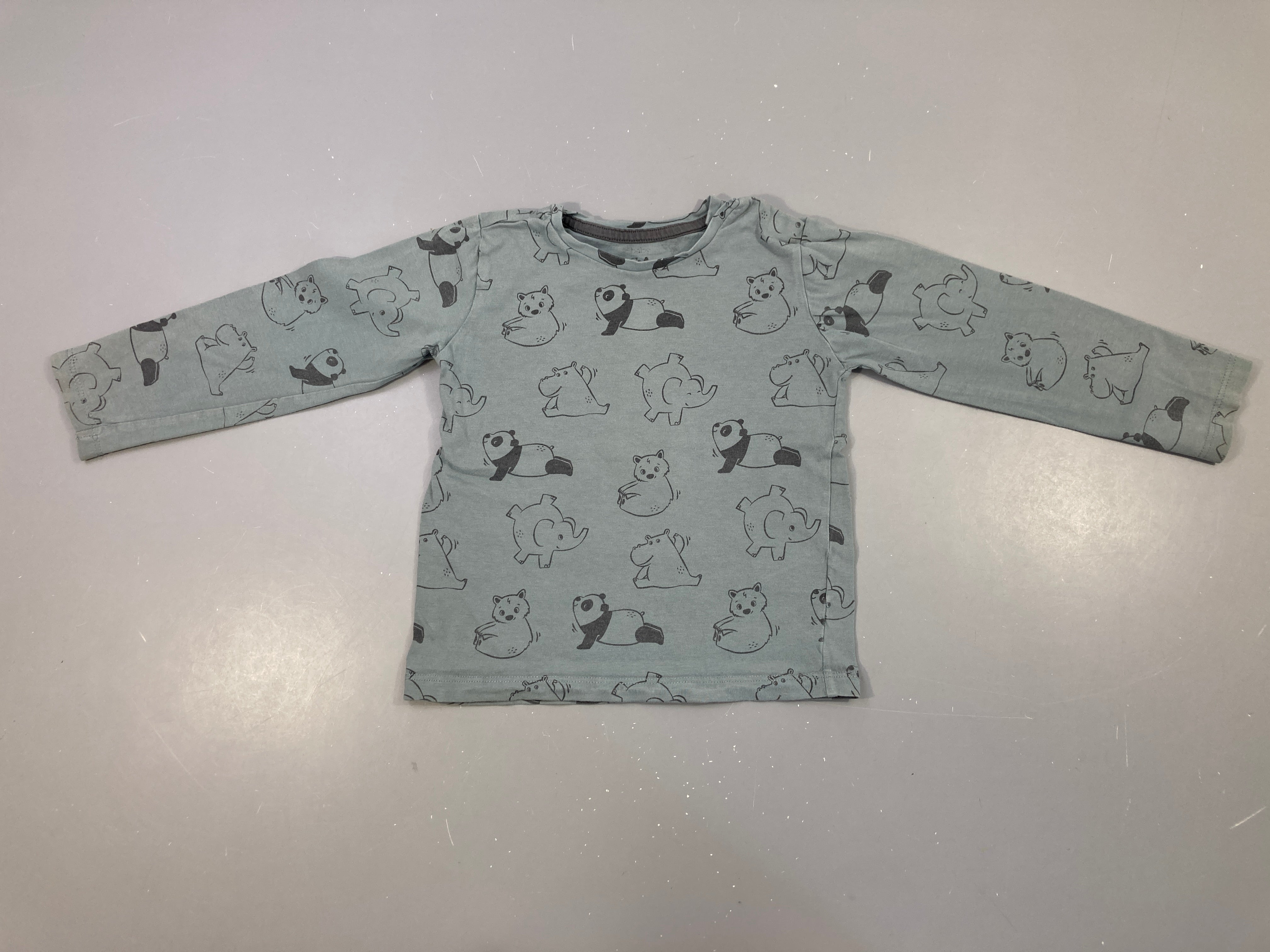 T-shirt m.l bleu Hipo bouloché