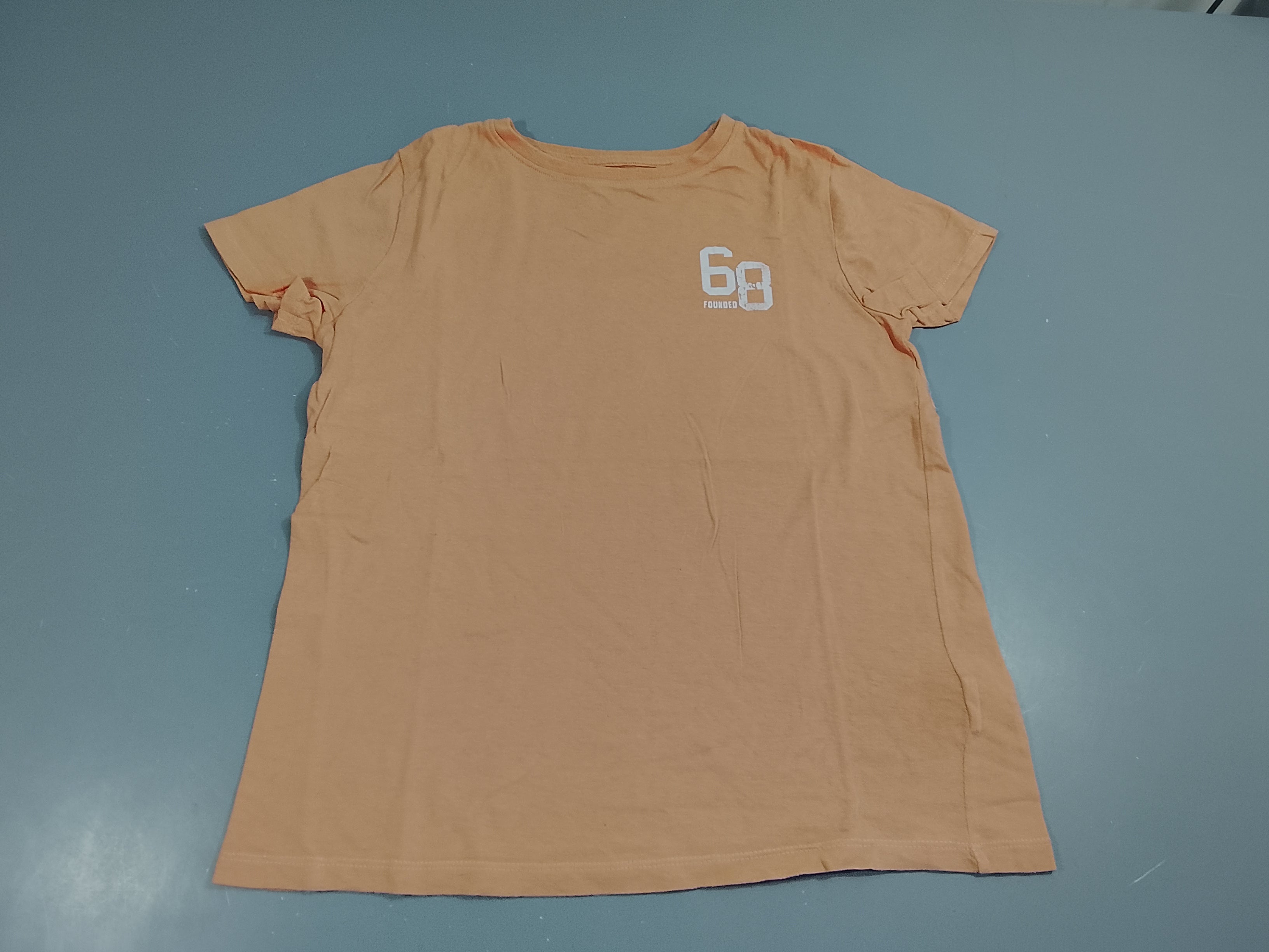 T-shirt m.c orange clair 