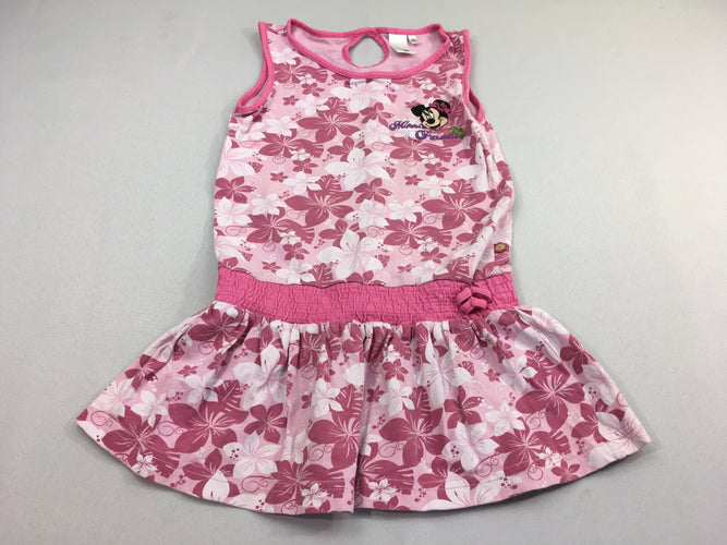 Robe s.m jersey rose Minnie, moins cher chez Petit Kiwi