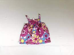 Robe fines bretelles mauve fleurs